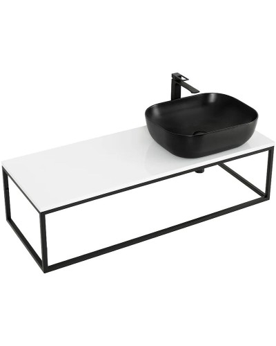 Столешница под раковину BelBagno 120 EK-120-AS-BL-R Bianco Lucido