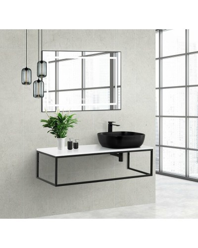 Столешница под раковину BelBagno 120 EK-120-AS-BL-R Bianco Lucido