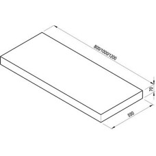 Столешница под раковину Ravak Formy I 120 X000000847 Темный орех
