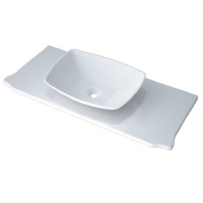 Столешница под раковину Florentina Гитано 115 Белая