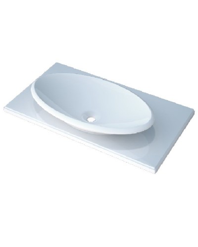 Столешница под раковину Florentina Салация 90 Белая