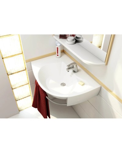 Умывальник 78 см Ravak Rosa Comfort Plus L с полотенцедержателем XJ0L1100000