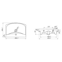 Раковина Cersanit Carina 50 S-UM-CAR50/1-w Белая