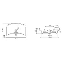 Раковина Cersanit Carina 55 S-UM-CAR55/1-w Белая