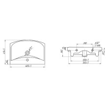 Раковина Cersanit Carina 60 S-UM-CAR60/1-w Белая