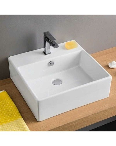 Раковина Artceram Quadro 50 QUL002 01 00 Белая глянцевая