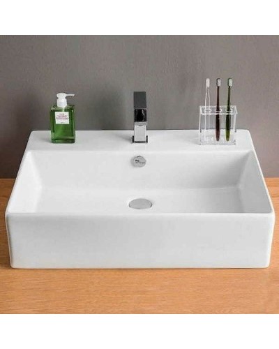 Раковина Artceram Quadro 50 QUL002 01 00 Белая глянцевая