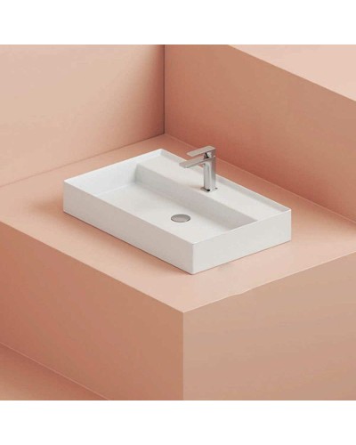 Раковина Artceram Scalino 75 SCL008 01 00 Белая глянцевая