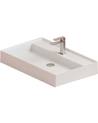 Раковина Artceram Scalino 75 SCL008 01 00 Белая глянцевая