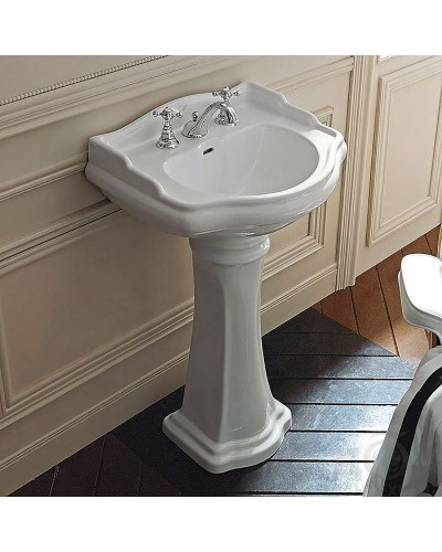 Раковина Kerasan Retro 73 104701x3 Белая