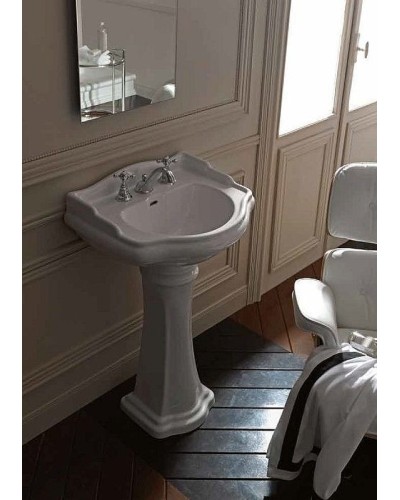 Раковина Kerasan Retro 73 104701x3 Белая