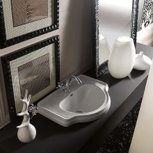 Раковина Kerasan Retro 55 104501x1 Белая