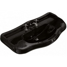 Раковина Kerasan Retro 100 105004 nerox1 Черная блестящая