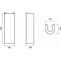 Раковина Sanita Luxe Art Luxe 50 SL400001 ARTSLWB01+ARTSLPD10 Белая