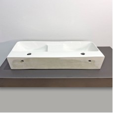 Раковина Comforty 80 78694 00-00012246 двойная Белая