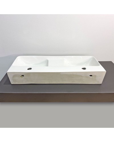 Раковина Comforty 80 78694 00-00012246 двойная Белая