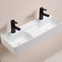 Раковина Comforty 80 78694 00-00012246 двойная Белая