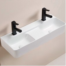 Раковина Comforty 80 78694 00-00012246 двойная Белая