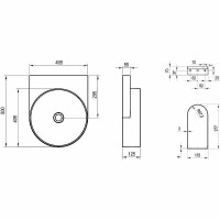 Раковина Ravak Yard 40 XJX01040000 Белая
