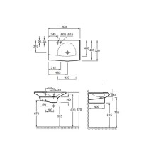 Jacob Delafon Stillness E1555-00 Умывальник
