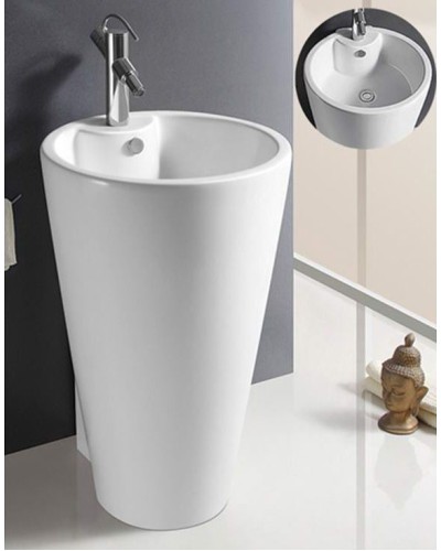 Раковина CeramaLux 52 B134B Белая