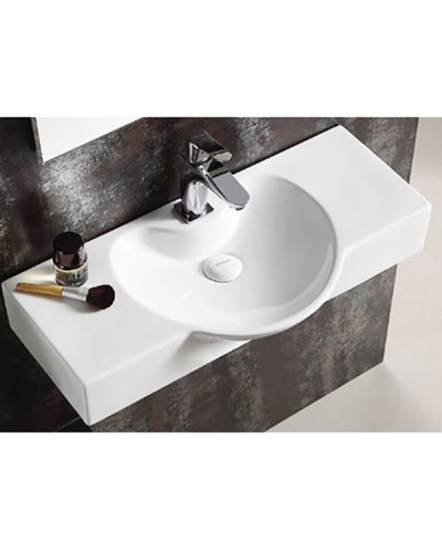 Раковина CeramaLux 70 STR 4280C Белая