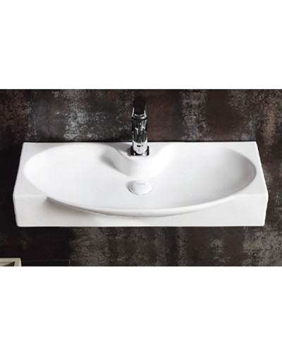 Раковина CeramaLux 68 STR 4282A Белая