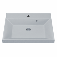 Раковина кварцевая для ванной Uperwood Classic Quartz (60 см, белая матовая, жасмин)