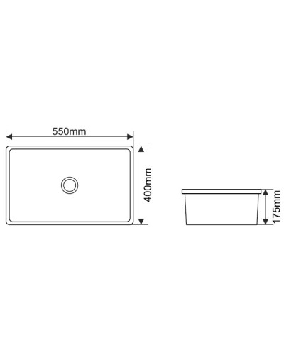 Раковина 55х40 см Melana 541-805