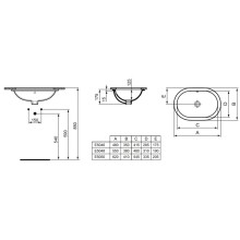 Раковина 48х35 см Ideal Standard Connect E504601