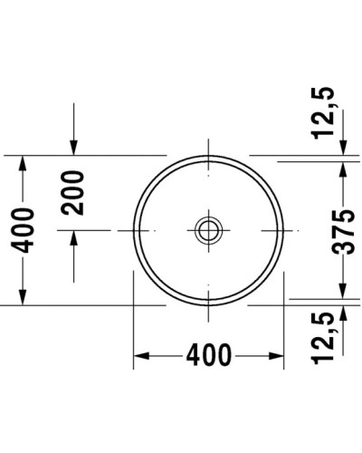 Раковина 40 см Duravit Architec 0319370000