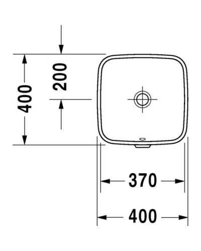 Раковина 40х40 см Duravit DuraStyle 0373370000