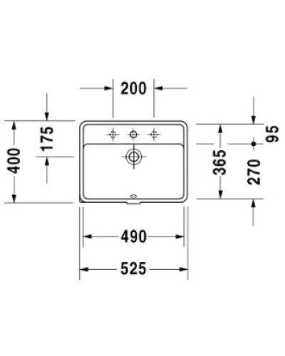 Раковина 52,5х40 см Duravit Starck 3 0302490000