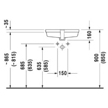 Раковина 52,5х35,5 см Duravit Vero 0330480000