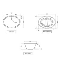 Раковина 59,5х42 см Jaquar Continental CNS-WHT-705