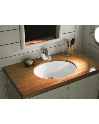 Раковина устанавливаемая снизу, без крепежных элементов Jacob Delafon Ovale EN262-00