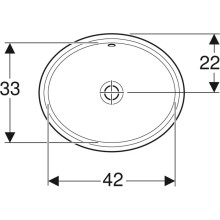 Раковина 49,5х42 см Geberit VariForm 500.748.01.2