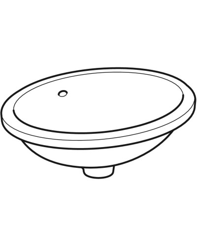 Раковина 49,5х42 см Geberit VariForm 500.748.01.2