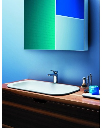 Раковина 69х38 см Azzurra Glaze GLZ 69x38/IN bix0