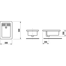 Раковина 38х56 см Jika Berenika 8540190000001