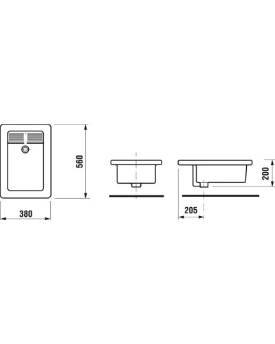 Раковина 38х56 см Jika Berenika 8540190000001