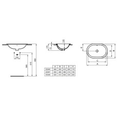 Раковина 62х41 см Ideal Standard Connect E504901