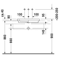 Раковина 58х41,5 см Duravit 2nd Floor 0317580029