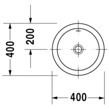 Раковина 40 см Duravit Architec 0318400000