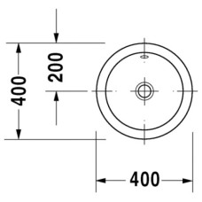 Раковина 40 см Duravit Architec 0318400000