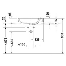 Раковина 65х40 см Duravit Happy D.2 2317650000