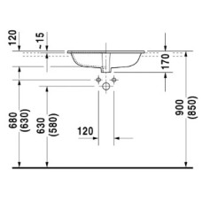 Раковина 60х46 см Duravit Happy D.2 0483600000