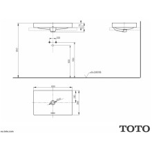 Раковина 60х38 см Toto Neorest L4716E#XW
