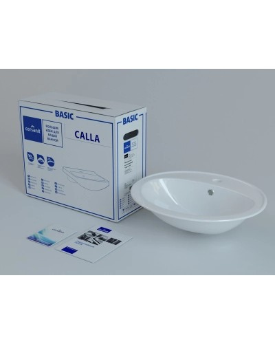 Раковина 53,5х41 см Cersanit Calla UM-Cl/1