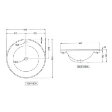 Раковина 54,5х54,5 см Jaquar Fusion FSS-WHT-29601